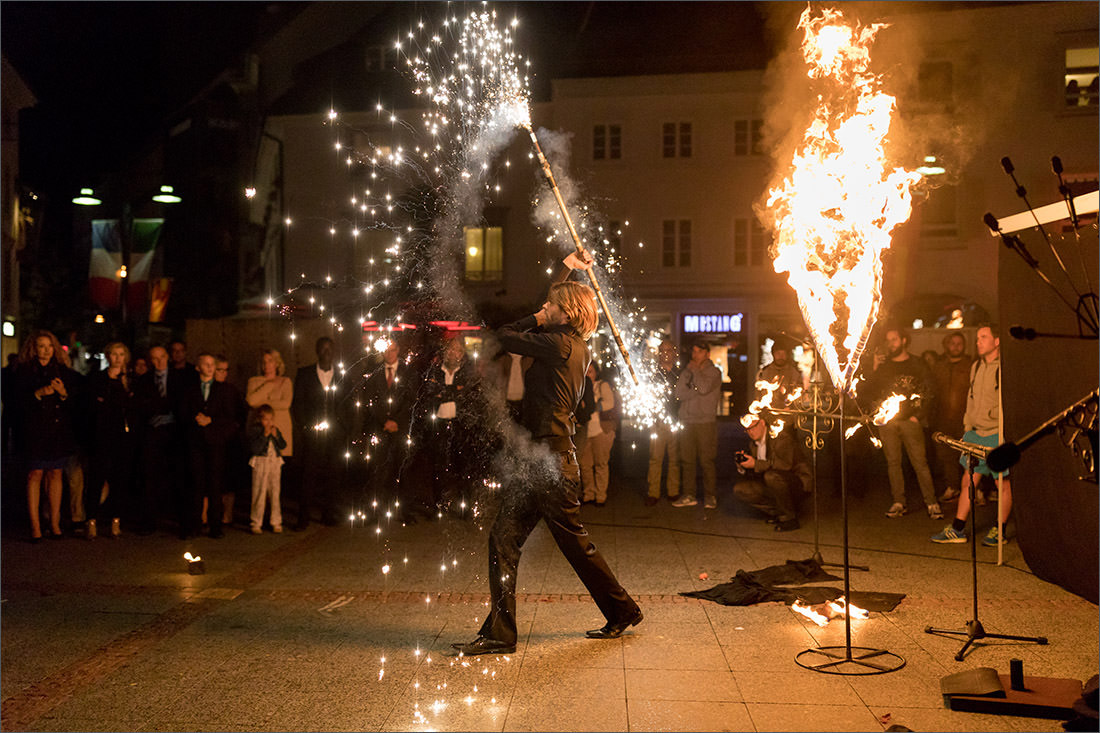 Feuerkünstler Hochzeit in Lörrach